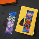2pcs Birds DIY Special Shaped Diamond Painting Leather Embroidery Bookmark