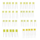 50pcs 10 Value Polypropylene Safety Plastic Film Capacitor (1nF-0.47uF) U6N2