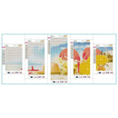 5pcs 5D DIY Full Drill Diamond Painting Beach Cross Stitch Mosaic Kit Decor