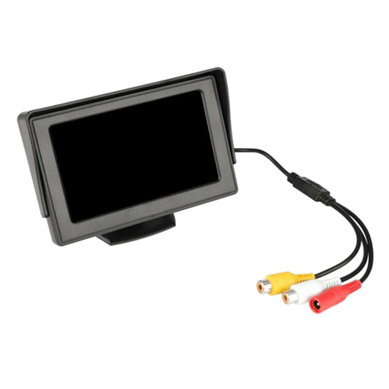 4.3'' TFT-LCD On-board Display With Reverse Camera Parking System Black