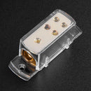 1x 4AWG to 4x 8AWG Car Audio Power/Ground Cable Splitter Distribution Block A