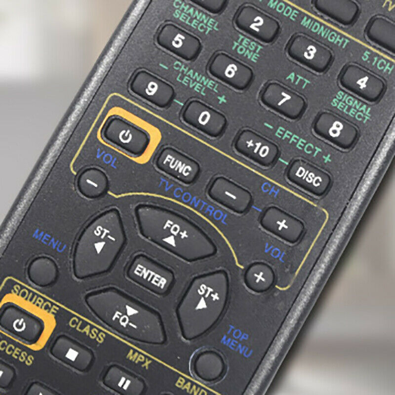 Replacement Remote Control Black For Pioneer AV Receiver VSX-D209 VSX-D411 D511
