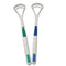 2pcs Coating Brushing Tongue Cleaner Scrapers Oral Hygiene Dental Care Tool