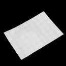 Wardrobe Cupboard Self-adhesive Screw Covers Caps Stickers 54 in 1 White Y7S4