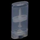 15ml DIY ClearEmpty Oval Flat Tubes Deodorant LipBalm Containers Empty Bottle ME