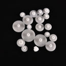 Different sizes 19X Plastic Gears NP.5 For Robotics Models Shaft Part DIY Car Gw