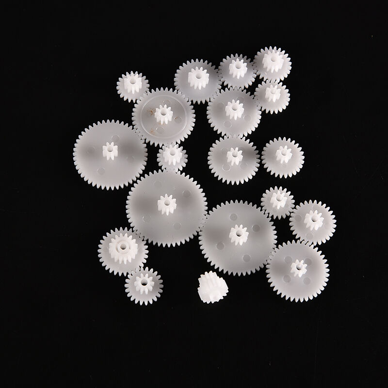 Different sizes 19X Plastic Gears NP.5 For Robotics Models Shaft Part DIY Car Gw