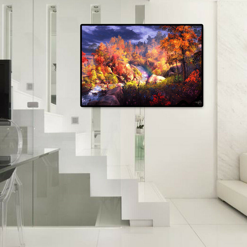 1000pcs DIY Paper Jigsaw Autumn Forest Puzzle Toys Landscape Picture Decor