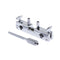 Professional Metal Cowbell Clamp Bracket Rod Set for Drummer Students Adults,