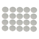 20pcs Stainless Steel Flat Round Circle Blank Coin Drop Stamping Charms 8mm