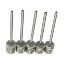 7 Pcs Pump Adaptor Set Kit Needle Valve Connector Foot Bicycle Airbed Tyre C6X9