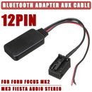 12-Pin Car Wireless Bluetooth Module Music Adapter Stereo Auxiliary Receive
