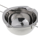 5Pcs Stainless Steel Wax Melting Pot Double Boiler & Long Handle Spoon