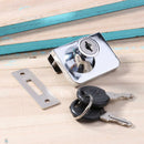 Hardware Drawer Lock Kids Safety Lock Desk Wardrobe Cabinet Locker w/ 2 Keys