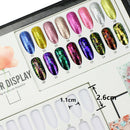 Nail Art Display Color Show Book Chart 80 Colors Uv Gel Polish Tips Display