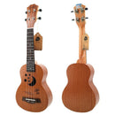 Soprano Ukulele 21 inch Sapele Star Pattern Ukulele 4 Nylon Strings Hawaii