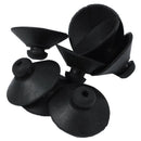 Soft Plastic Aquarium Suction Cup Clip 28mm Diameter 8 Pcs Black M3A1