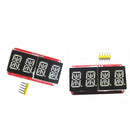 2 Pcs 0.54" 4 Digit Segment Tube LED Display Modules for Arduino I2C IFE