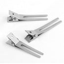 100 pcs Girl Lady Double Prong Alligator Hair Bows Clips Findings 45mm  YTM