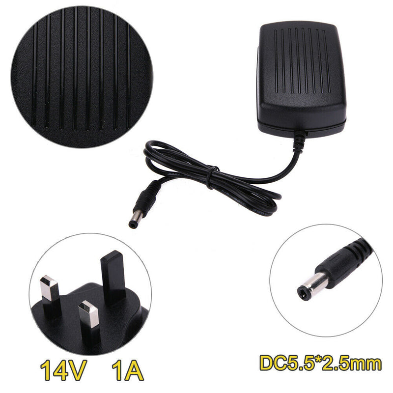 DC14V 1A Adapter AC 100V-240V to DC 14V Converter Power Supply Adapter 5.5*