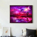 5D DIY diamond painting starry sky cross stitch full drill home wall decora M6T5