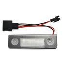 2X Car White Canbus Error Free Led License Plate Light for Skoda Octavia Ro