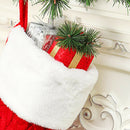 Christmas Stocking Ornaments Knitted Wool Thick Socks Hotel Home Christmas  S8H9