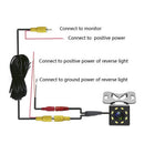 8 LED Car Rear View Camera Auto Parking Reverse Backup Camera Night Vision lj