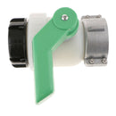 2Inch 1000L IBC Water Tank Screwable Ball Valve HDPE BSP DN50 Inlet Dia 62mm