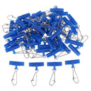 50x High-strength Fishing Line Sinker Slides Slider with Snap for Braid Line