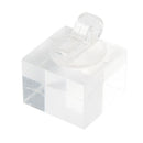 Set of 7 clip ring acrylic display stand jewelry holder Riser FT