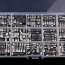 15value/Each 10pcs 5x20mm Quick Blow Glass Tube Fuse Assorted Kits Fast-blow