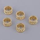 5pcs Necklace Bracelets Tube Bead Anklets Making Accessory Loose Spacer Bead