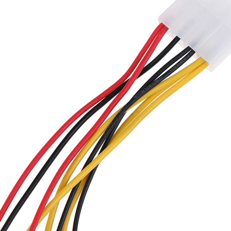 4 in 1 Computer Cooling Fan Power Cable CPU PC Cooler Wire Adapter Connector SE