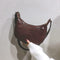 Women Retro Shoulder Bag Leather Money Purse Messenger Handbag (Dark Brown)