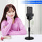 Phone Stand, ABS Retractable Height Adjustable Cell Phone Stand for Desk, Phone