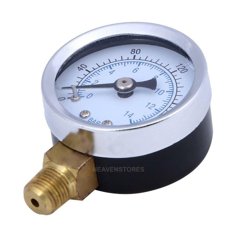 0-200PSI Air Compressor Pneumatic Hydraulic Fluid Pressure Gauge 1/8" NPT