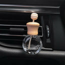 Air Freshener Perfume Bottle Pendant Essential Oils Car Hanging Glass ClipsB Ew