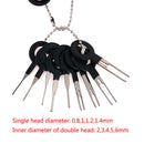 26pcs Car Terminal Removal Electrical Wiring Crimp Connector Pin Extractor K_