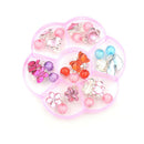7Pairs/Box Lovely Earrings Clip-On No Pierced Pendant Design For Children Kid ~ï¼ˆ