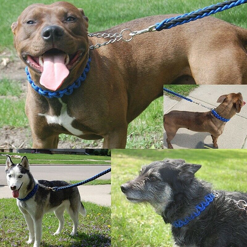 Adjustable Dog Leash Nylon Pet Leash Rope for Large Dogs Soft Dog Set Chain I3O9