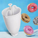 1PC Kitchen Plastic Batter Dispenser DIY Doughnut Maker Bakeware Nice White J0A8