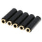 5Pcs 3.5mm Headphone Female Plugs Soldering 4 Poles Connectors with Micphone