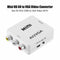 1Pc New Mini HD AV2VGA Video Converter Box AV RCA CVBS to VGA Video HDTV Adapter