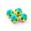 1PC Colorful Mini Football Squeeze Foam Ball Stress Relief Vent Ball Kids HIES
