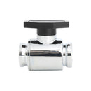 G1/4 Thread Vent Valve Water Ball Valve for PC Water Cooling System (Black)