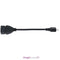 Micro USB OTG Female to Male Adapter Cable for Android Phone (Black)