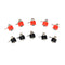 10Pcs 4mm Banana Panel Socket Test Probe Binding Post Nut Plug Jack Connector 3C