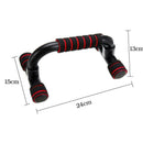 1 Pair I-shaped Push Up Bars Stand Foam Handles for Chest Fitness Exerc B5O2