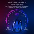 Compact Clear Music Mini Clear Waterproof Wireless Bluetooth Speaker with LED